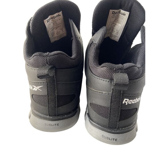 Reebok Work Mens RB4141 Alloy Toe Athletic Safety Shoes Black Size 8W - Picture 3 of 13